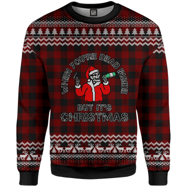 Dead Inside Sweater Greater Half S Black